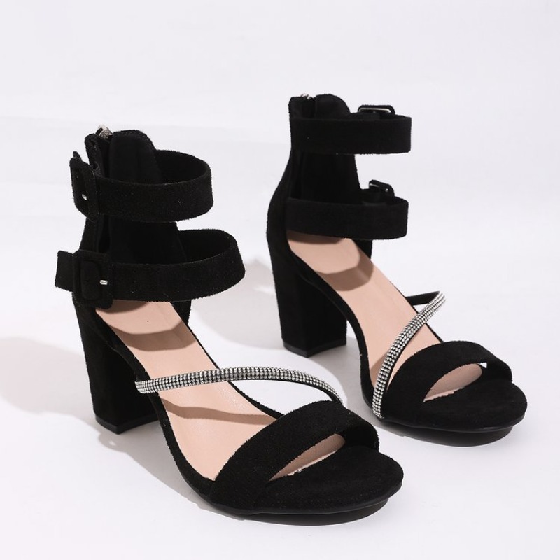 Square Toe Mule - 2026Women Shoes Sandals Peep Toe Block