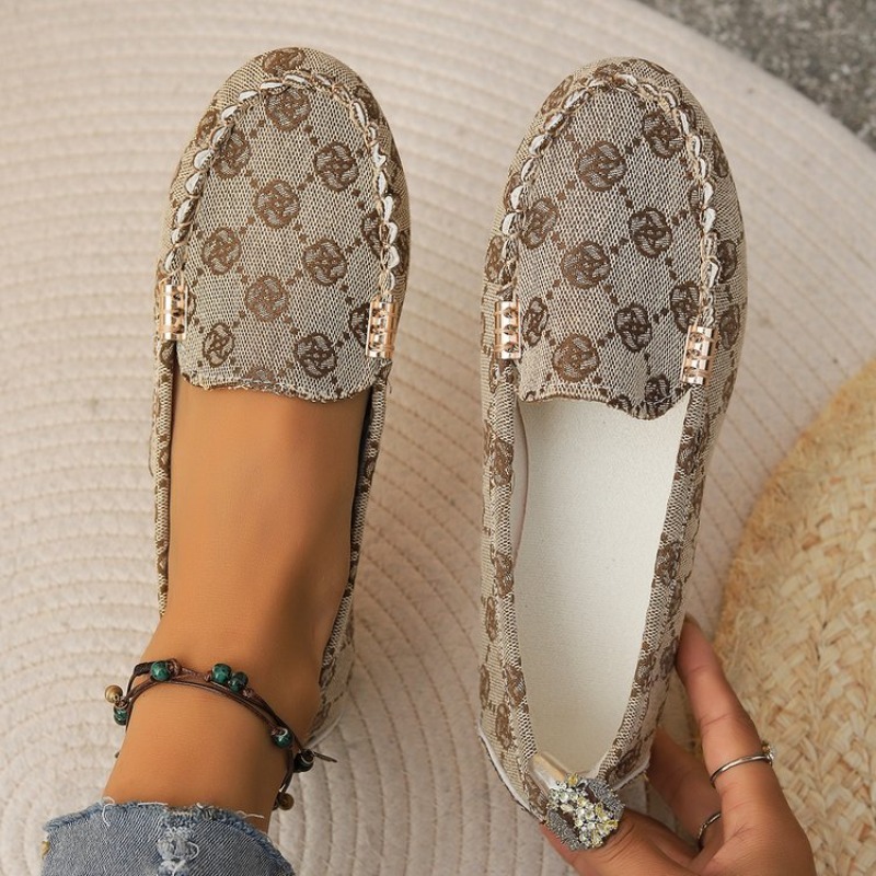 Women'S Shoes For Tennis - Women Flats Shoes Luxury Print Design