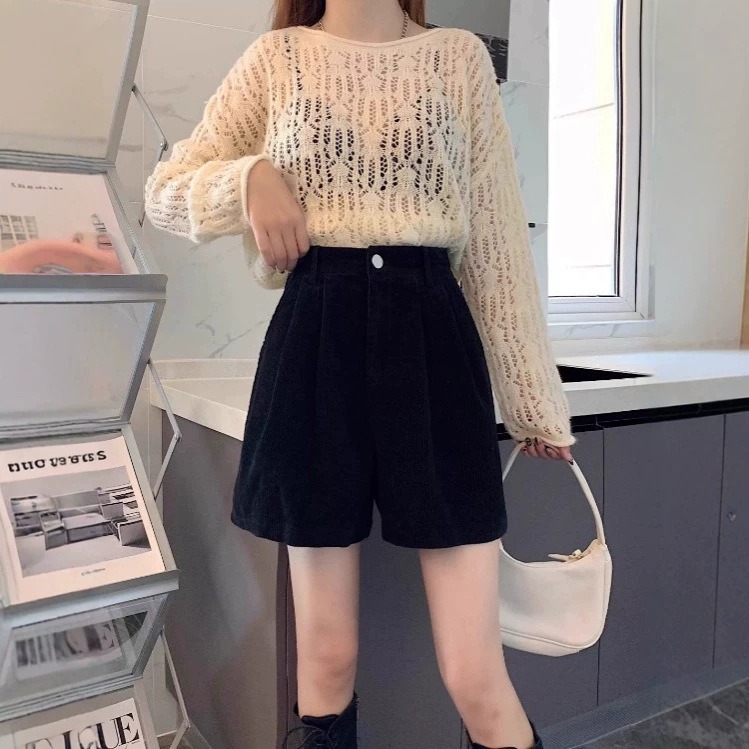 Women's Corduroy A-line Shorts - đánh giá và giá Women'S Shoes X Wide