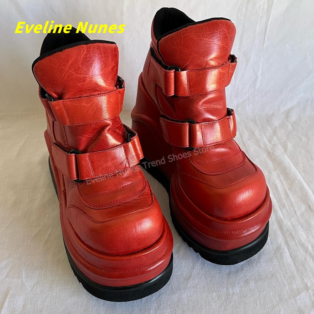 Y2K Gothic Red Wedge Platform  - đánh giá và giá Women'S Shoes Red Bottoms