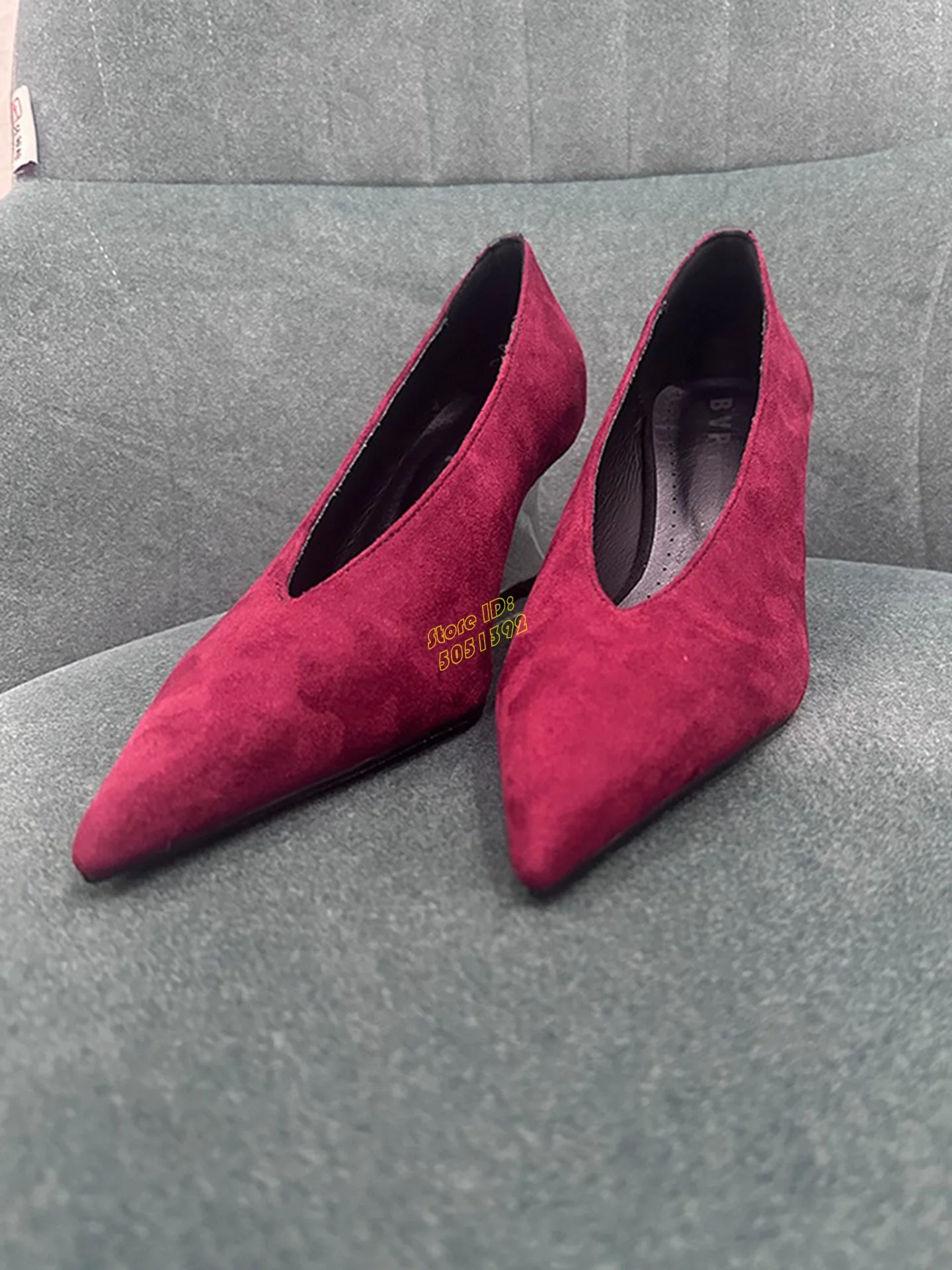 Yellow Suede Slip On Pumps Wed - đánh giá và giá Women'S Shoes Burgundy