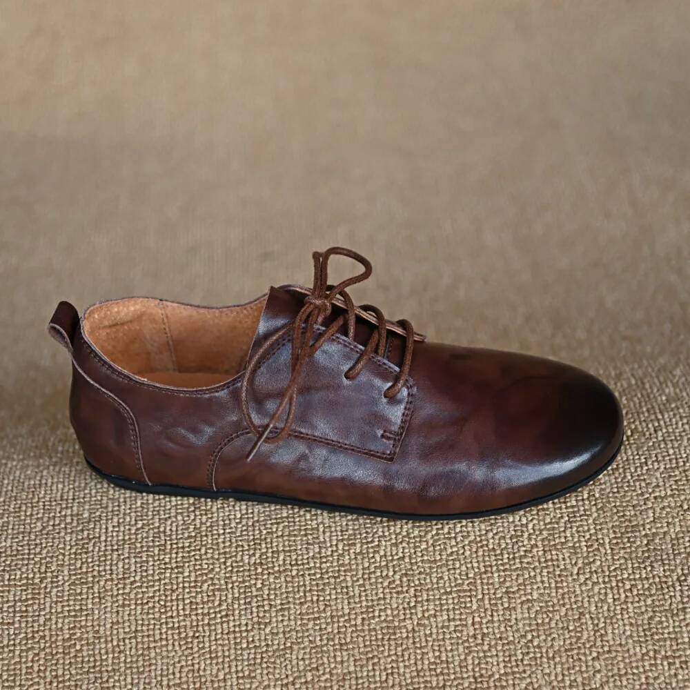 Women's cow leather lace-up fl - đánh giá và giá Oxford Lace Up Women