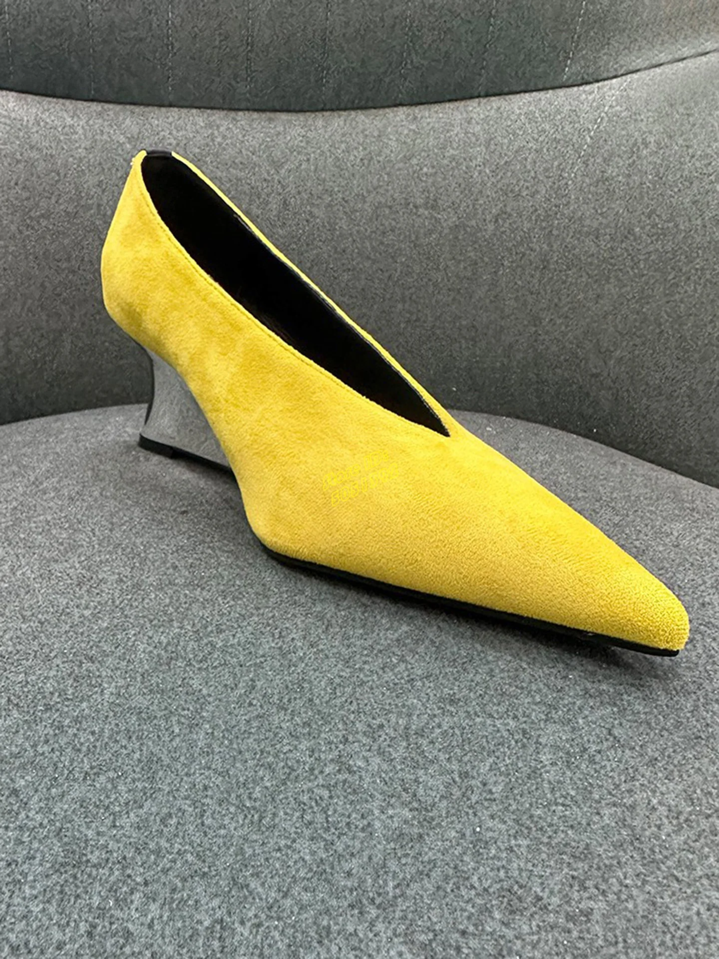 Red Suede Slip On Pumps Wedges - đánh giá và giá Women'S Shoes Burgundy