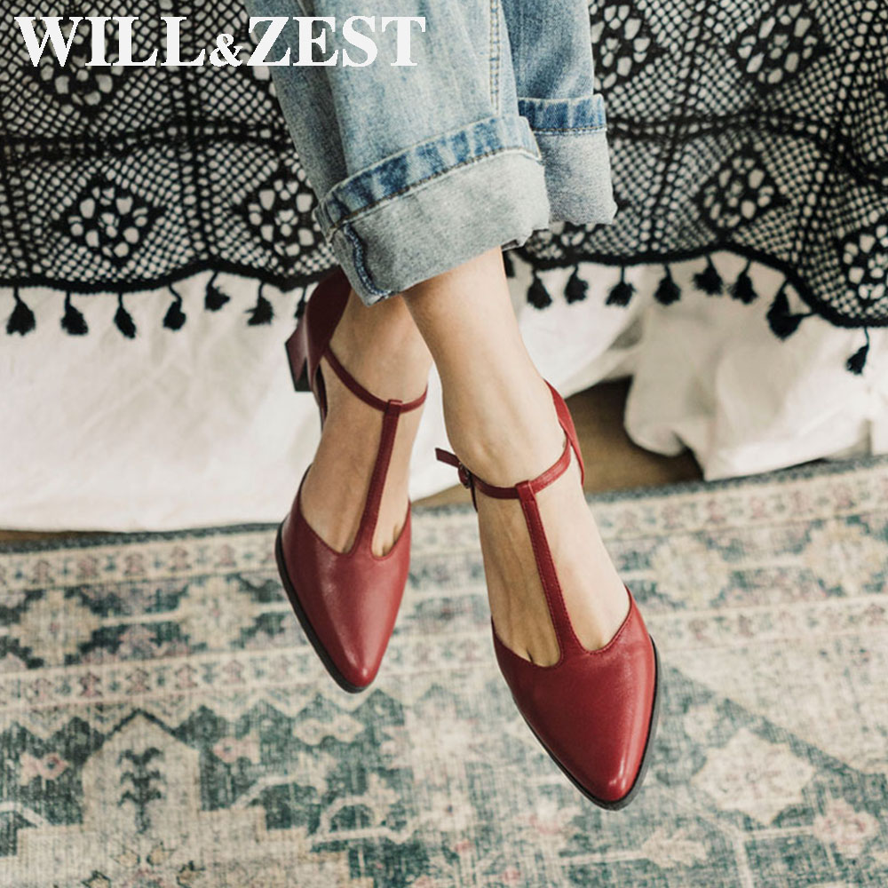 Sẽ & Zest Vàng Bơm T-Dây Đeo B - đánh giá và giá Women'S Shoes Burgundy