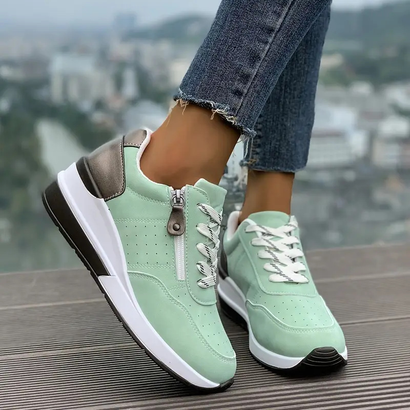 Women Side Zipper Platform Sne - đánh giá và giá Oxford Lace Up Women
