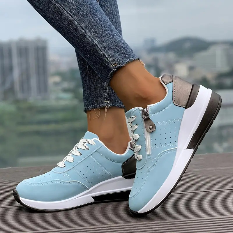 Women Side Zipper Platform Sne - đánh giá và giá Oxford Lace Up Women