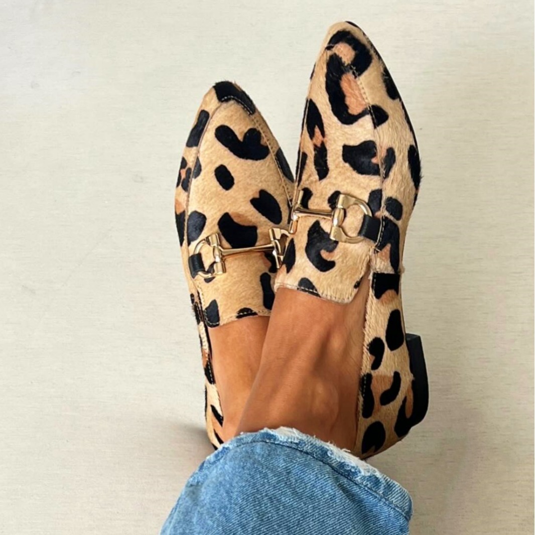 Large Size 40-43 Leopard Print - đánh giá và giá Square Toe Mule