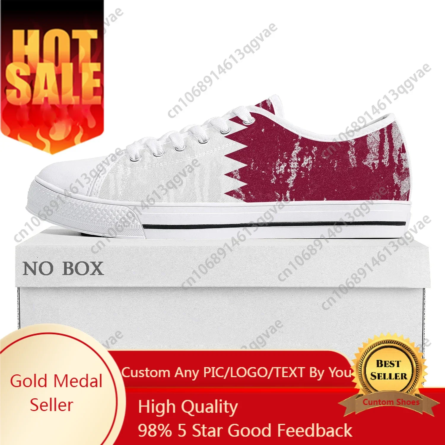 Qatar Flag Low Top High Qualit - đánh giá và giá Women Shoes Qatar