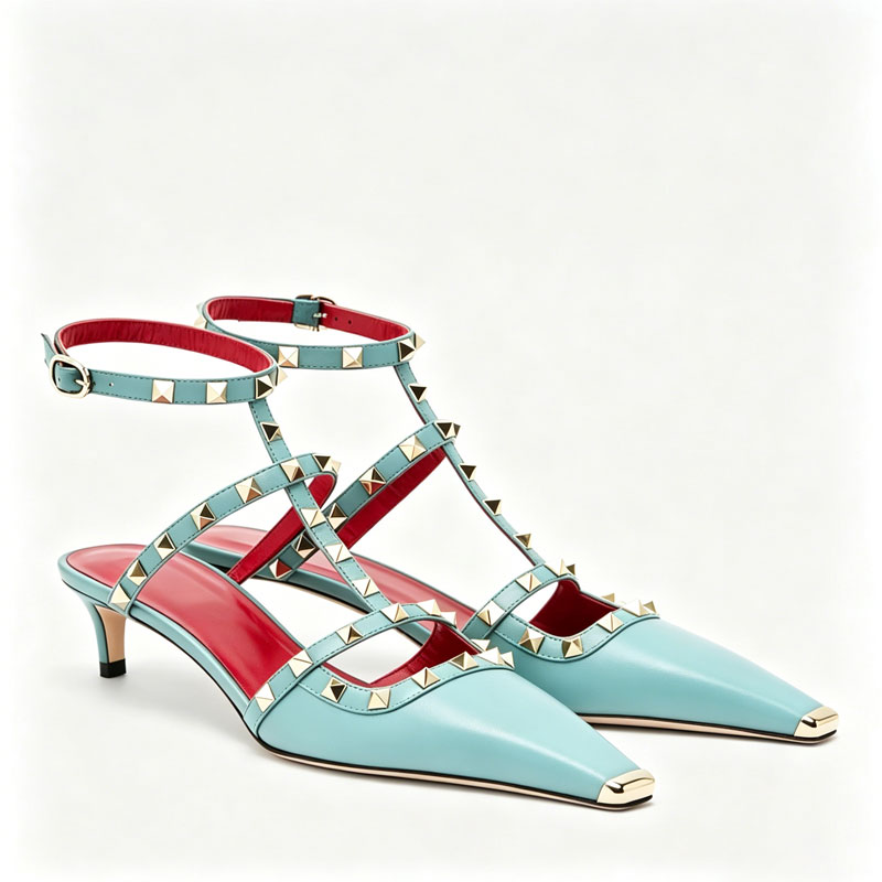 2026 Women's Rivet Low Heel Sq - đánh giá và giá Square Toe Mule