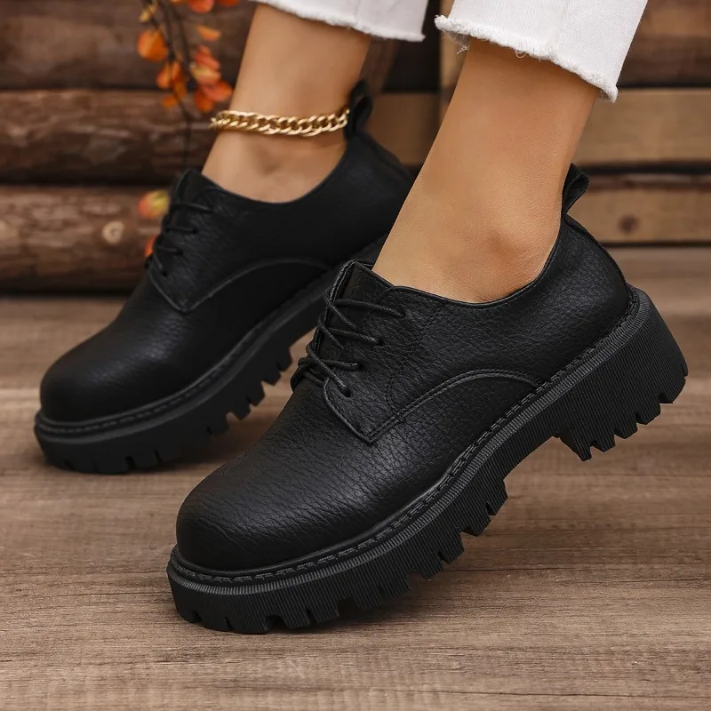 Large Size Women's Shoes Buckl - đánh giá và giá Oxford Lace Up Women