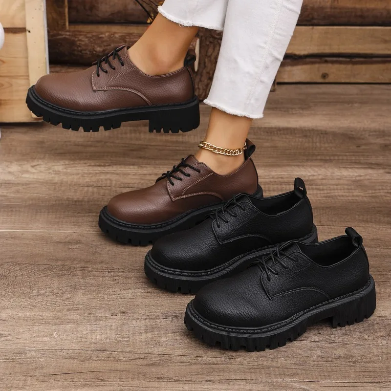 Large Size Women's Shoes Buckl - đánh giá và giá Oxford Lace Up Women