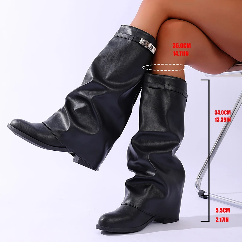 Brand Design Black Pu Leather  - đánh giá và giá Women'S Shoes X Wide