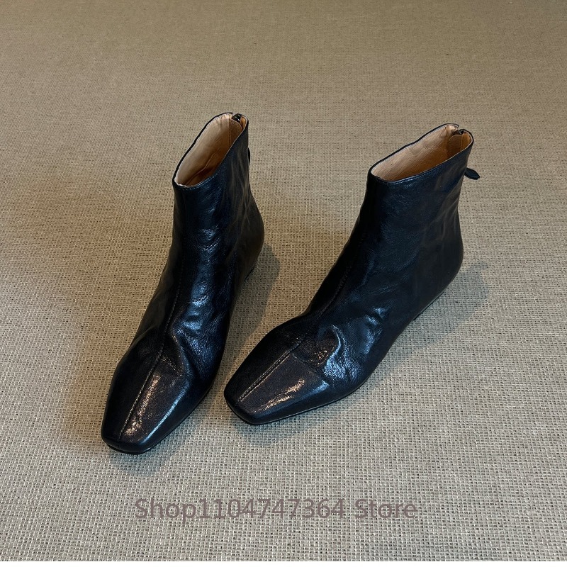 Sheepskin Retro French Square  - đánh giá và giá Women'S Shoes Hike