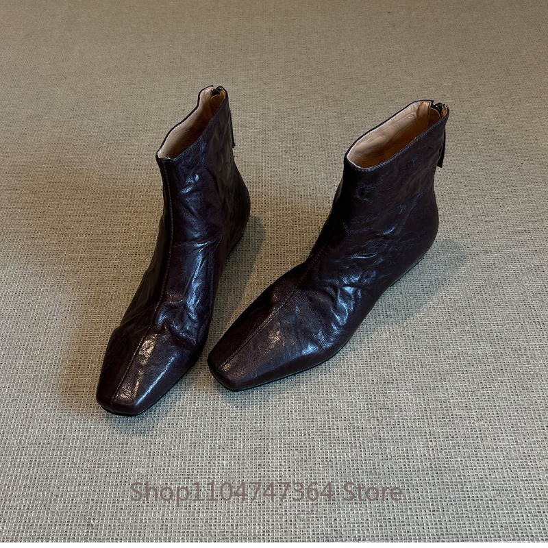 Sheepskin Retro French Square  - đánh giá và giá Women'S Shoes Hike