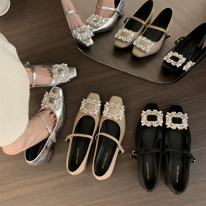 Silver Flat Bottom French Styl - đánh giá và giá Women'S Shoes Red Bottoms