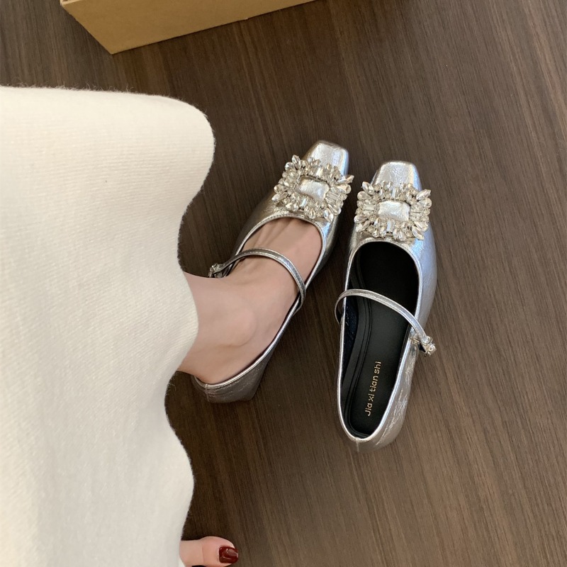 Silver Flat Bottom French Styl - đánh giá và giá Women'S Shoes Red Bottoms