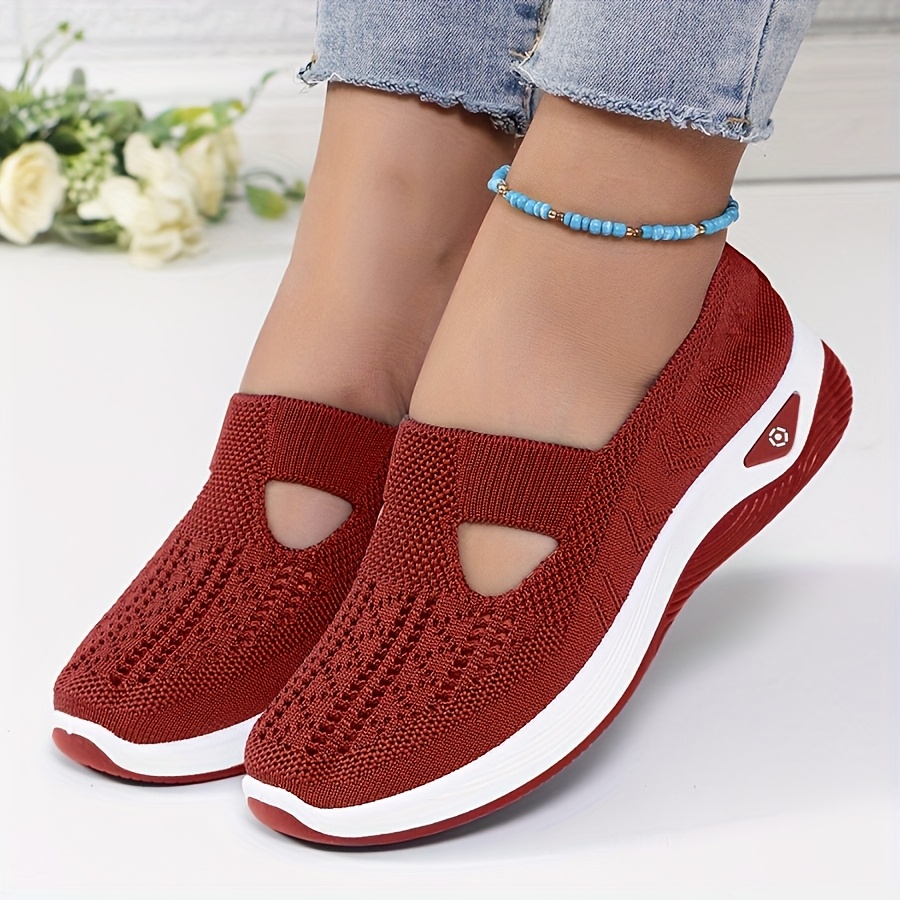 Womens Spring Summer Knit Slip - đánh giá và giá Women'S Shoes With Arch Support