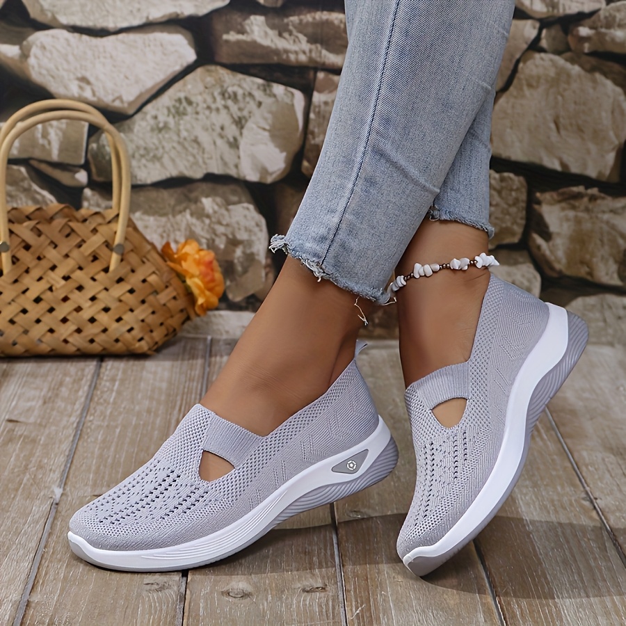 Womens Spring Summer Knit Slip - đánh giá và giá Women'S Shoes With Arch Support
