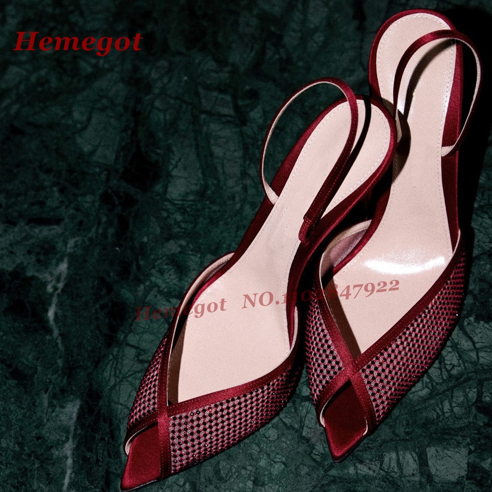 Women's Burgundy Satin Mesh Sl - đánh giá và giá Women'S Shoes Burgundy