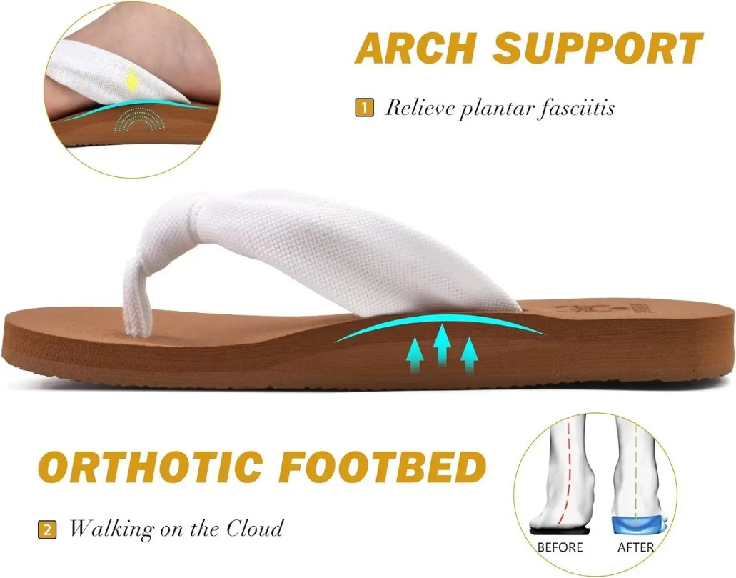 Cloud Flip Flops Women Sandals - đánh giá và giá Women'S Shoes With Arch Support
