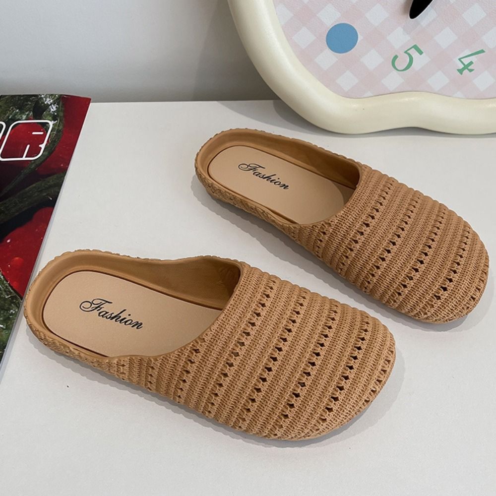 Breathable Baotou Half Slipper - đánh giá và giá Women'S Shoes Hands Free