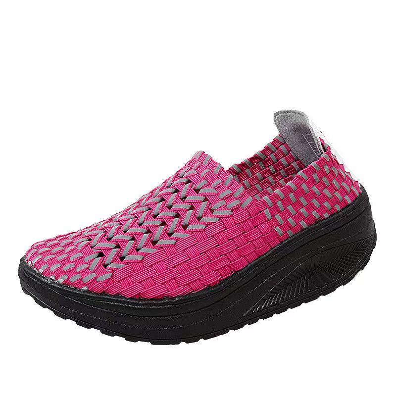 Woman Hand Woven Wedges Casual - đánh giá và giá Women'S Shoes Hands Free