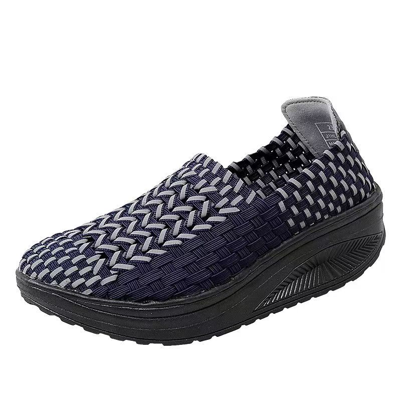 Woman Hand Woven Wedges Casual - đánh giá và giá Women'S Shoes Hands Free